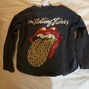 Zara Rolling Stones long sleeved t-shirt size 6